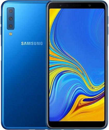 Galaxy A7 (2018) 128GB in Blue in Good condition