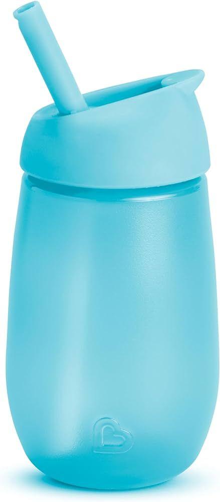 Munchkin  10oz Simple Clean Straw Cup - Blue - Brand New