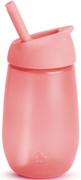 Munchkin  10oz Simple Clean Straw Cup - Pink - Brand New
