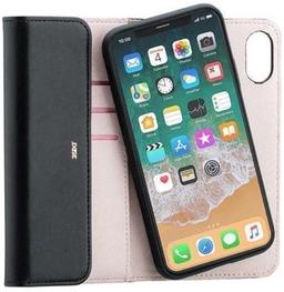 3SIXT NeoClutch Phone Case for iPhone Xs Max - Black/Dusty Pink