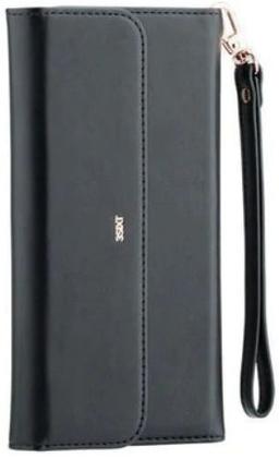 3SIXT NeoClutch Phone Case for iPhone Xs Max - Black/Dusty Pink