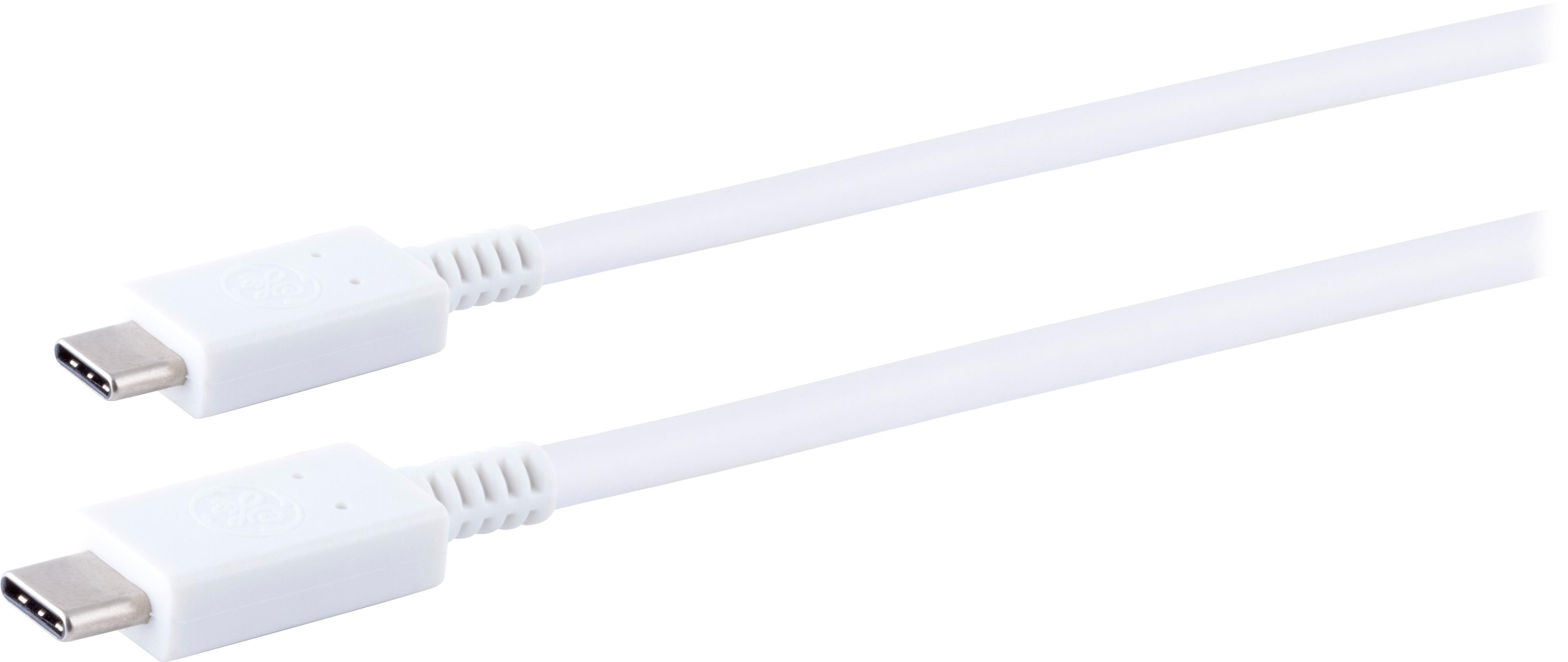 6.5 ft. USB Type C Cable USB-C to USB-C Charging Cable - White - Premium