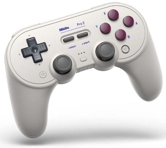 8BitDo  Pro 2 Bluetooth Gamepad Controller - G Classic Edition (White) - Excellent