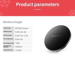 Refurbished 9eight5 Fast Charge Qi Wireless Charger Pad (10W) - Reebelo Australia