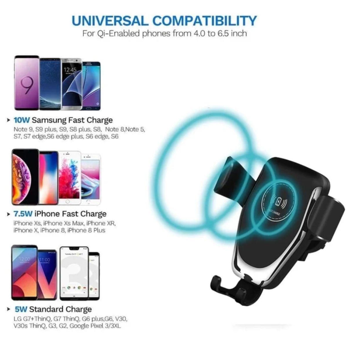 Refurbished 9eight5 Phone Holder & Wireless Charger - Reebelo Australia