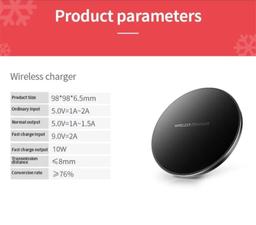 Refurbished 9eight5 Qi Wireless Fast Charging Pad for Phones (10W) - Reebelo Australia