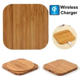 Refurbished 9eight5 Wood-Design Wireless Charger Pad (5W) - Reebelo Australia