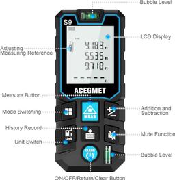 Acegmet Laser Measurement Tool ‎S9-2021