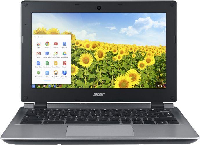 Acer  Chromebook 11 C730 Laptop 11.6" - Intel Celeron N2840 2.16GHz - 16GB - Gray - 4GB RAM - Good