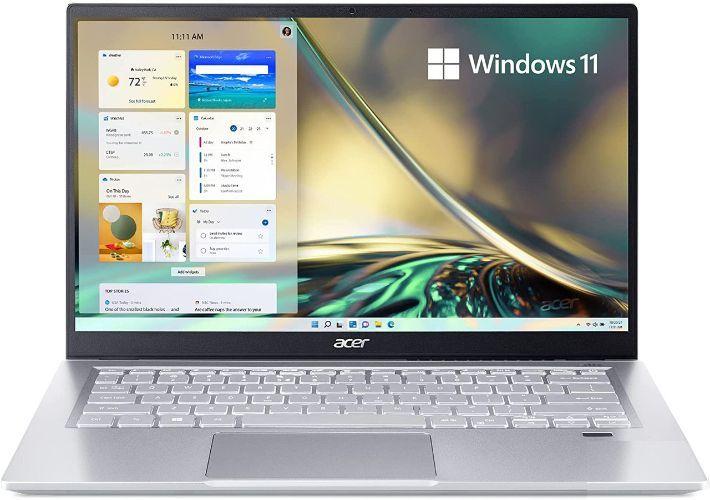 Acer  Swift 3 SF314-511 Notebook Laptop 14" - Intel Core i5-1135G7 2.4GHz - 512GB - Pure Silver - 8GB RAM - 14 Inch - Acceptable