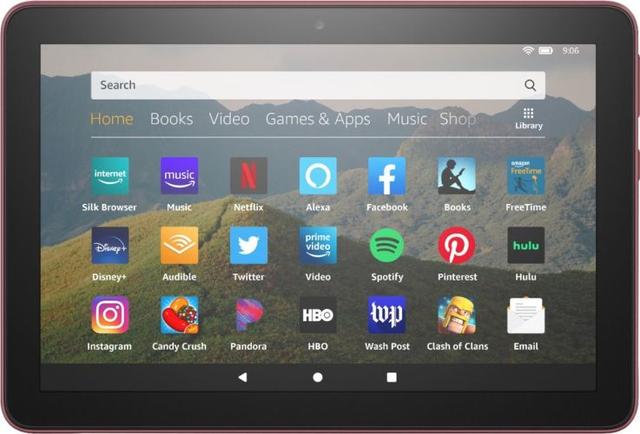 Amazon Fire HD 8 Tablet (2022) in Black