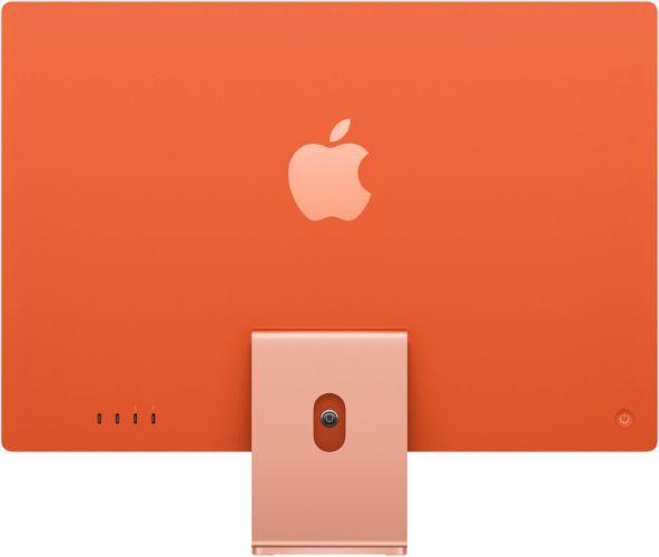 Apple iMac 2021 M1 (Four ports) 24" - Apple M1 chip: 8-core CPU/8-Core GPU - 512GB - Orange - 8GB RAM - 24 Inch