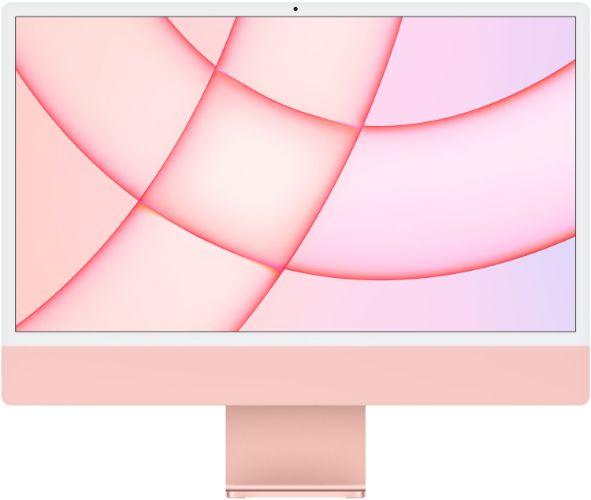 Apple  iMac 2021 M1 (Four ports) 24" - Apple M1 chip 8-core CPU - 1TB - Pink - 8GB RAM - 24 Inch - Excellent