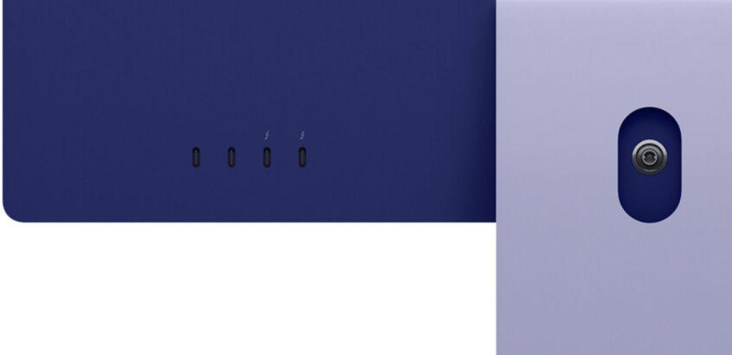 Apple iMac 2021 M1 (Four ports) 24" - Apple M1 chip 8-core CPU - 1TB - Purple - 16GB RAM - 24 Inch