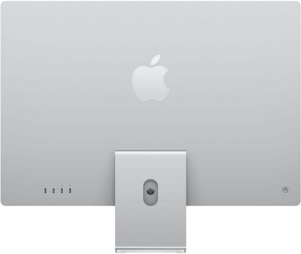 Apple iMac 2021 M1 (Four ports) 24" - Apple M1 chip: 8-core CPU/7-Core GPU - 256GB - Silver - 16GB RAM - 24 Inch
