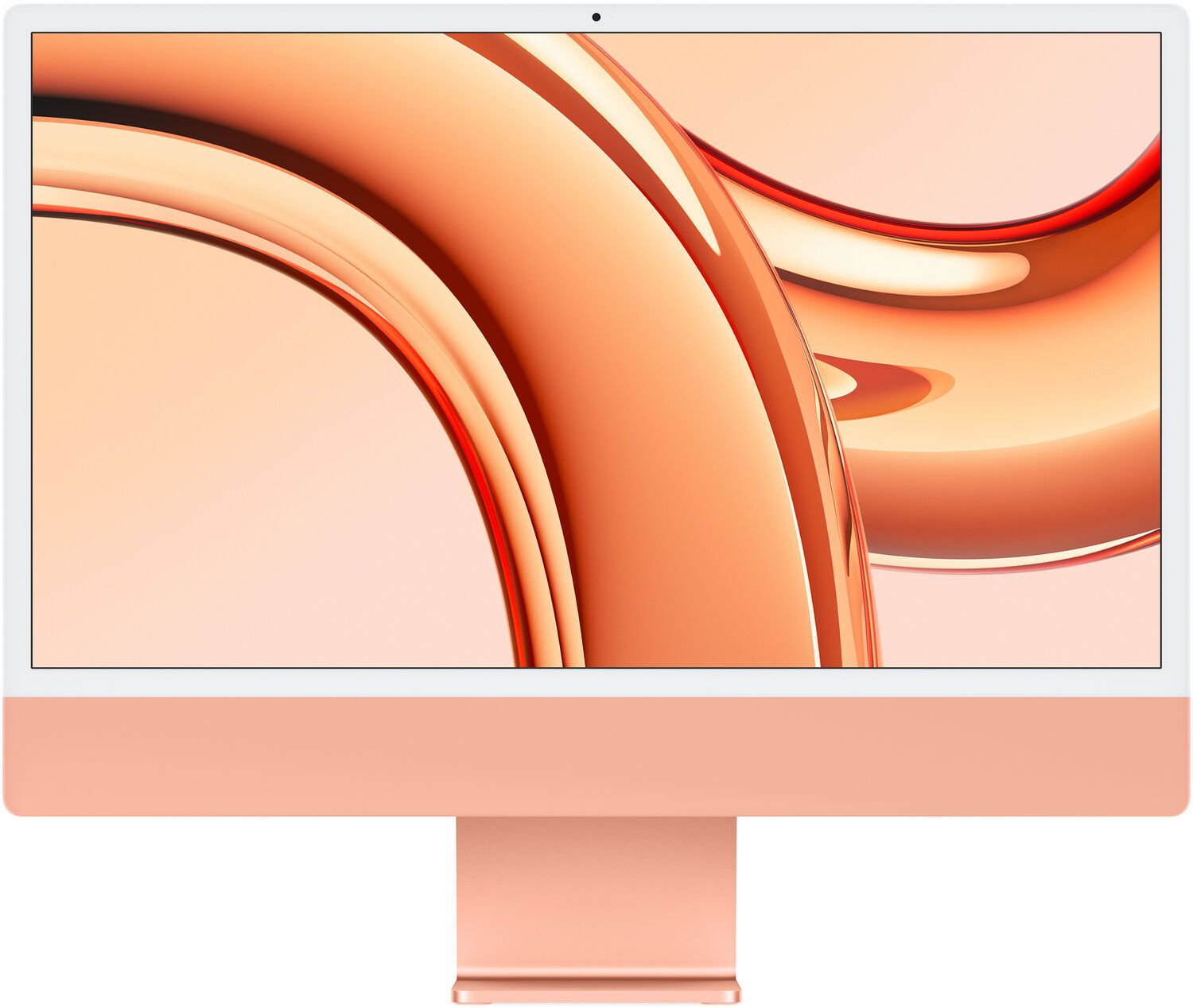 Apple iMac 2023 (Four ports) 24" - Apple M3 Chip: 8-Core CPU/10-Core GPU - 1TB - Orange - 24GB RAM - 24 Inch