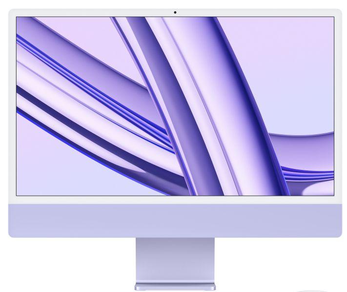 Apple iMac 2024 (Four ports) 24" - Apple M4 chip: 10-core CPU/10-Core GPU - 512GB - Purple - 16GB RAM - 24 Inch