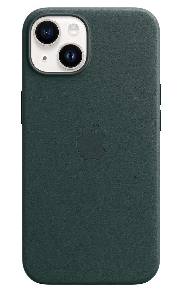 Apple  Leather Case with MagSafe for iPhone 14 - Forest Green - Brand New