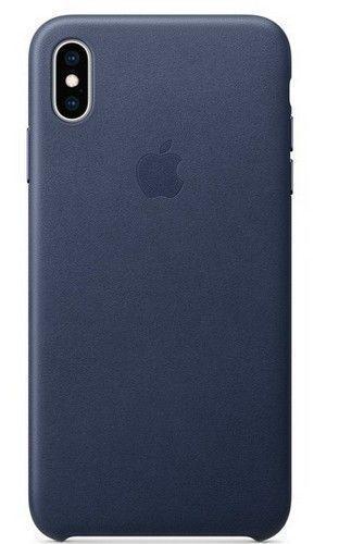 Apple  Leather Phone Case for iPhone XS Max - Midnight Blue - Brand New