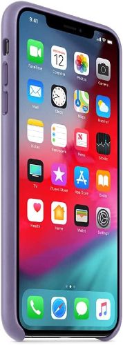 Apple Leather Phone Case for iPhone XS Max - Lilac