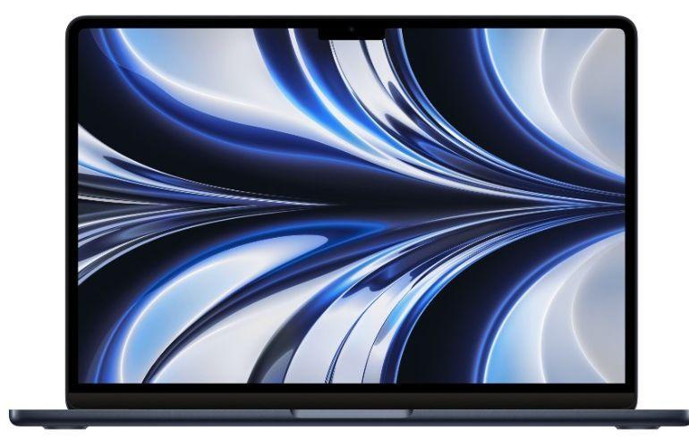 MacBook Air 13.6-inch (2022) - Apple M2 Chip: 8-Core CPU/8-Core GPU - 256GB - Midnight - 8GB RAM - Acceptable