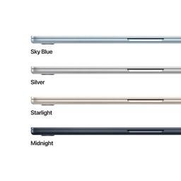 MacBook Air (2026) 15.3-inch - Midnight - Apple M5 chip: 10‑core CPU/10-core GPU - 16GB RAM - 512GB