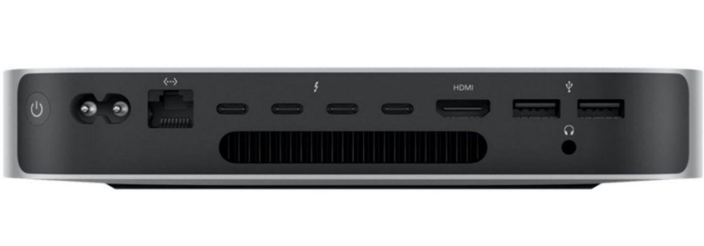 Apple Mac mini (2023) - Apple M2 chip 8-core CPU - 256GB - Silver - 8GB RAM