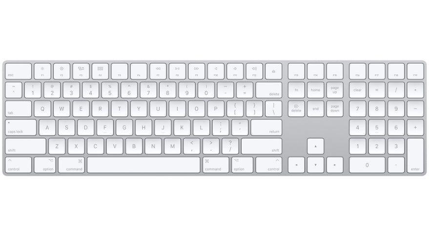 Apple  Magic Keyboard with Numeric Keypad - White - Brand New