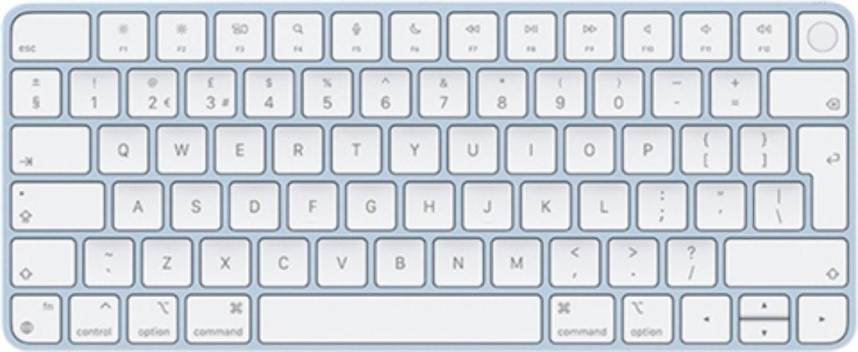 Apple  Magic Keyboard with Touch ID for Mac Models - Blue - Premium