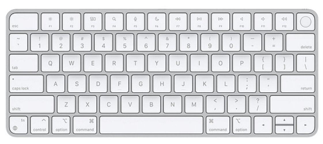 Apple Magic Keyboard with Touch ID for Mac Models - Silver