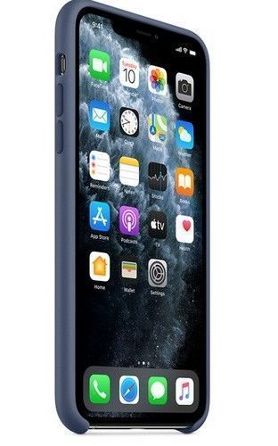 Apple Silicone Phone Case for iPhone 11 Pro Max - Alaskan Blue