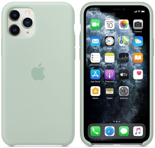 Apple Silicone Phone Case for iPhone 11 Pro Max - Beryl