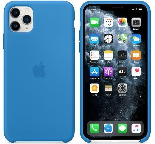 Apple  Silicone Phone Case for iPhone 11 Pro Max - Surf Blue - Brand New