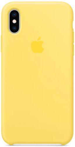 Apple  Silicone Phone Case for iPhone XS - Canary Yellow - Brand New