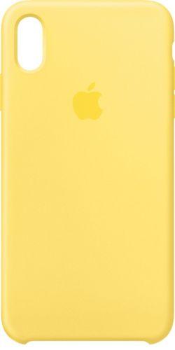 Apple Silicone Phone Case for iPhone XS - Canary Yellow