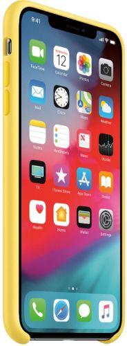 Apple Silicone Phone Case for iPhone XS - Canary Yellow