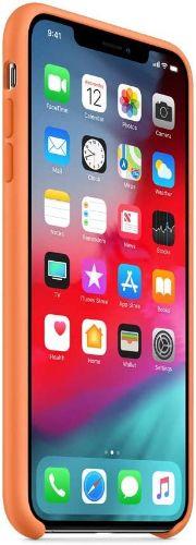 Apple Silicone Phone Case for iPhone XS - Papaya