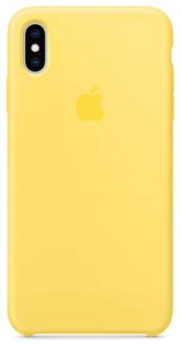 Apple Silicone Phone Case for iPhone XS Max - Canary Yellow