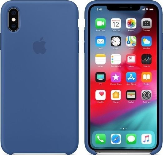 Apple Silicone Phone Case for iPhone XS Max - Delft Blue