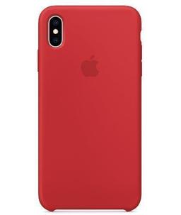 Apple Silicone Phone Case for iPhone XS Max - Red