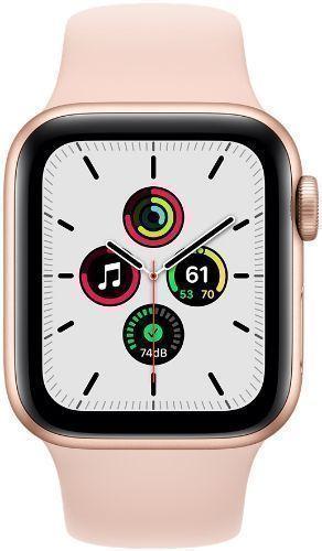 Apple  Watch SE 1st Gen (2020) - 32GB - GPS - 40mm - Gold - Aluminum - Pink Sand - Sport Band - Rubber - Acceptable