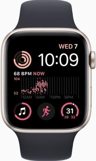 Apple Watch SE 2nd Gen (2022) Aluminum 40mm in Starlight in Excellent condition