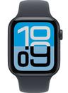Apple Watch SE 3rd Gen (2025) (GPS) - 64GB - 44mm - Midnight Aluminum Case with Midnight Silicone Sport Band - M/L Size