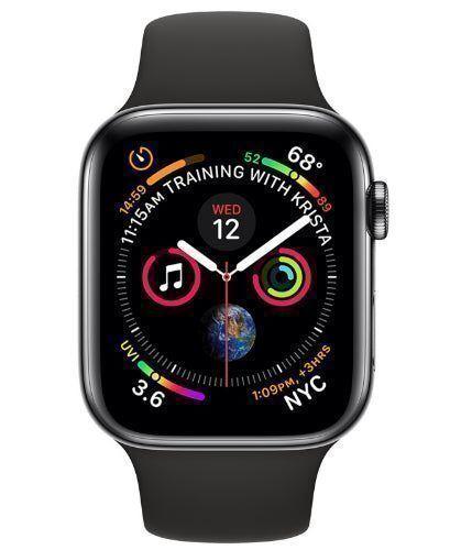 Apple Watch Series 4 Stainless Steel 44mm in Space Black in Pristine condition