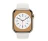 Apple Watch Series 6 (Cellular + GPS) - 32GB - Gold Aluminum Case with White Sport Band