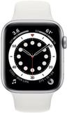 Apple Watch Series 6 (GPS) - 32GB - 40mm - Silver Aluminum Case with White Rubber Sport Band