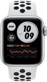 Apple Watch Series 6 (Cellular + GPS) - 32GB - 44mm - Silver Nike (Aluminum) Case with Pure Platinum/Black Rubber Nike Sport Band