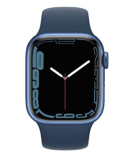 Apple  Watch Series 7 - 32GB - GPS - 45mm - Blue - Aluminum - Abyss Blue - Sport Band - Rubber - Acceptable