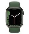 Apple Watch Series 7 (GPS) - 32GB - 45mm - Green Aluminum Case with Clover Rubber Sport Band