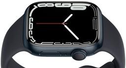 Apple Watch Series 7 (GPS) - 32GB - 45mm - Midnight Aluminum Case with Midnight Rubber Sport Band